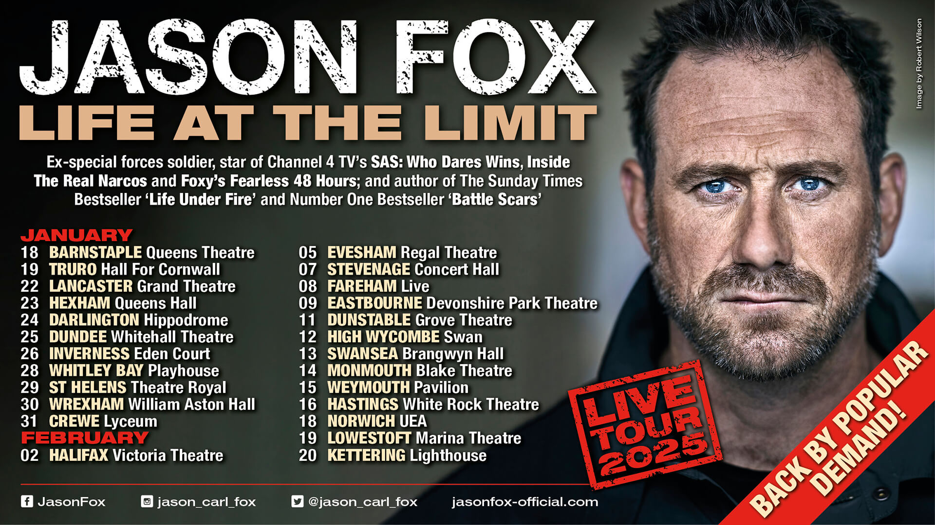 Jason Fox - Life At The Limit Tour 2025