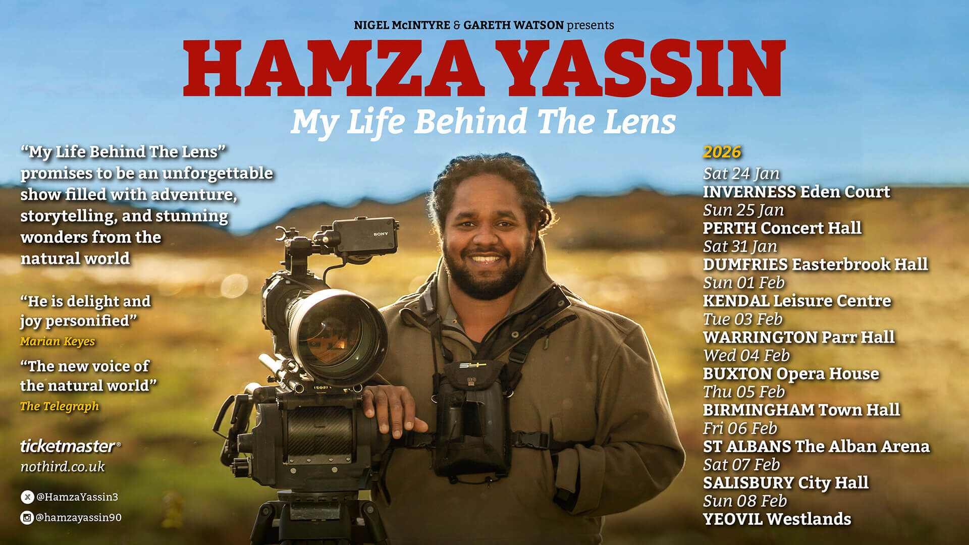 Hamza Yassin Theatre Tour 2026