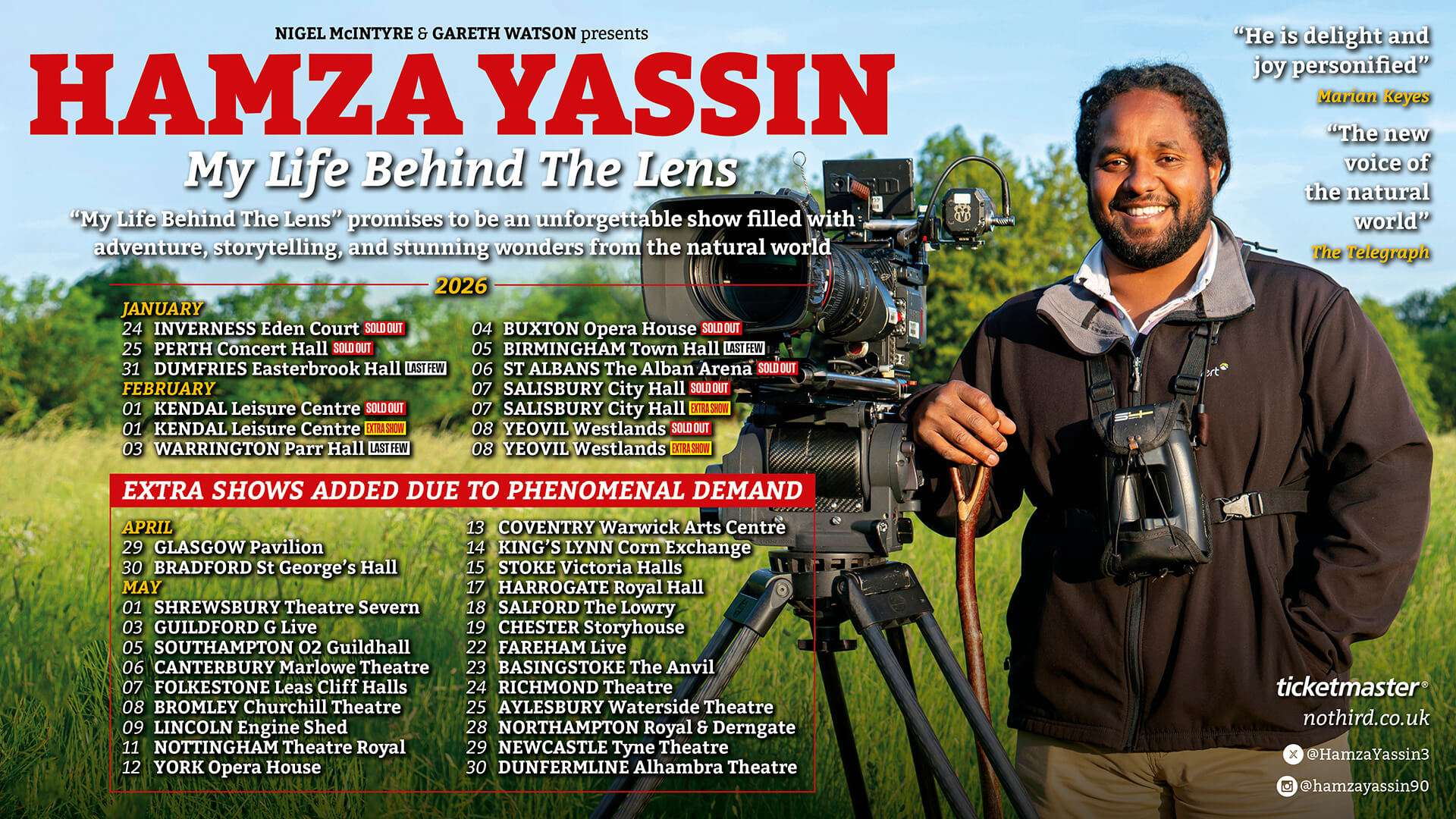 Hamza Yassin Tour Poster